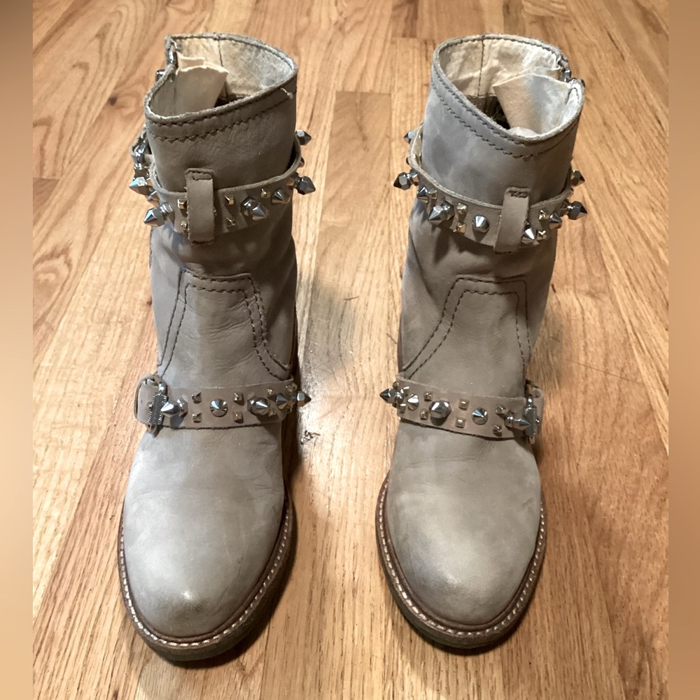 Sam Edelman Adele Bots Women’s 6 Tan Leather Dist… - image 1